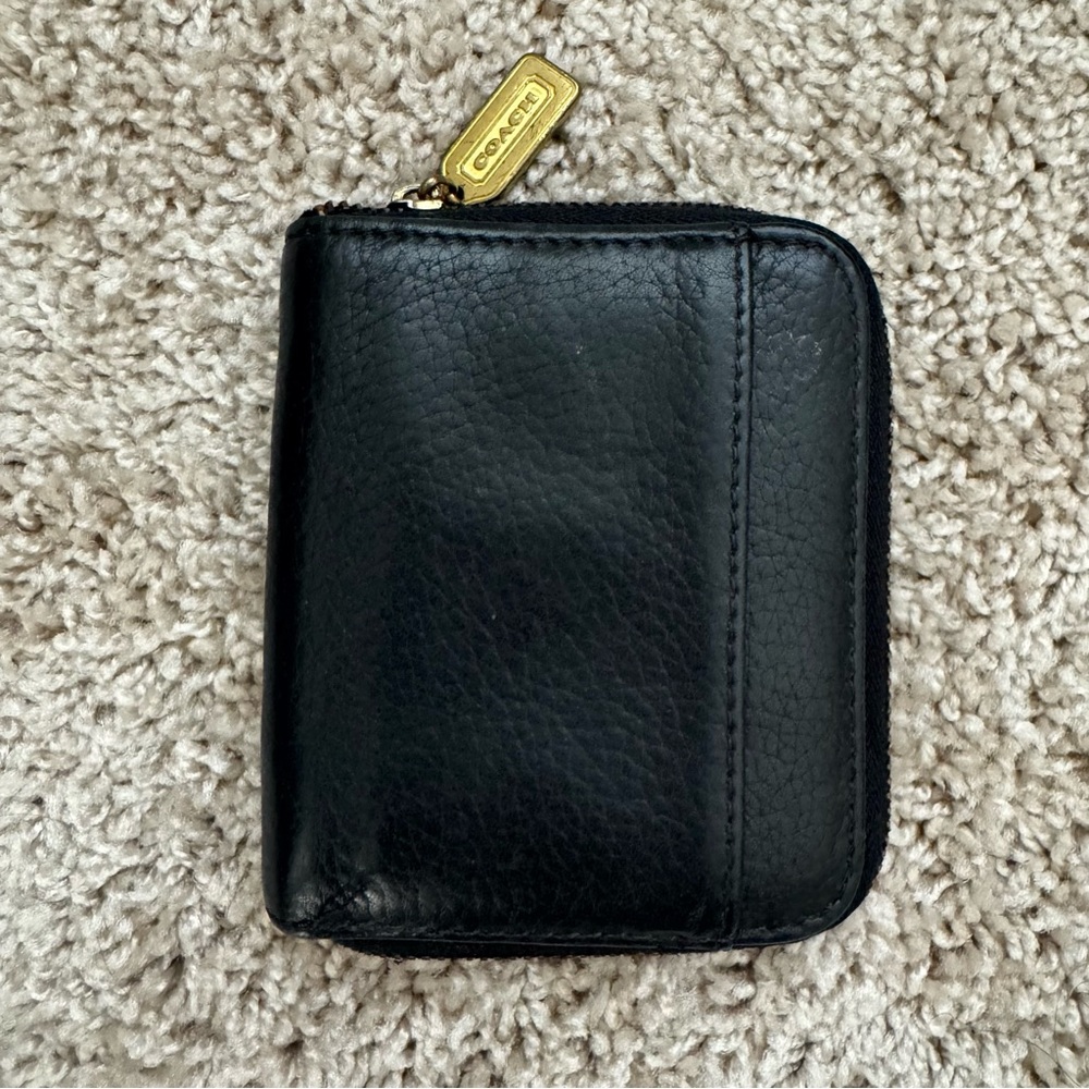 COACH VINTAGE RARE SONOMA ZIP AROUND SMALL COMPACT WALLET